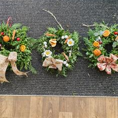 Hand made Christmas wreath