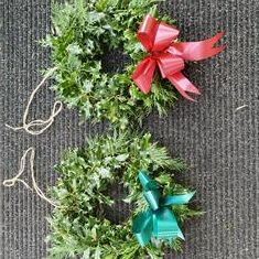 Hand made Plain Christmas wreath 